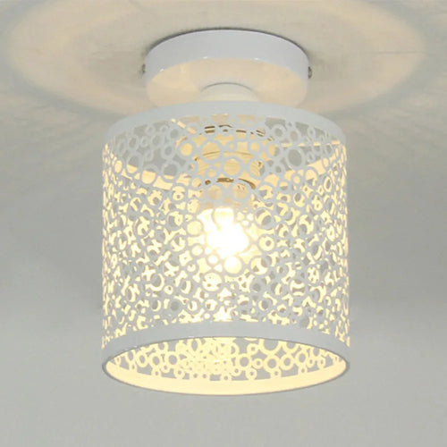 VintageIron Retro Metaal Kooi Plafondlamp | Industriële Vintage Verlichting