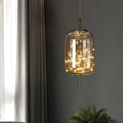 CrystalBeam Ster Effect LED Hanglamp | Modern Fonkelend Plafondlicht