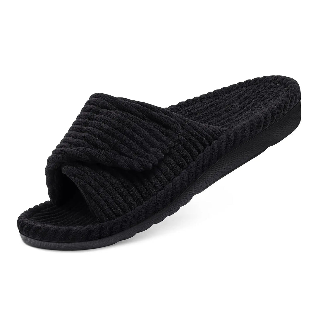 Orthopaedic Corduroy House Slippers for Women - Classic Comfort &amp; Support
