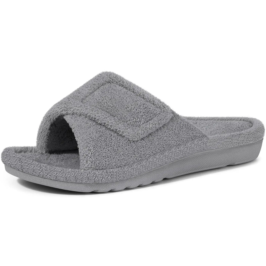 Orthopaedic Fuzzy House Slippers for Women - Cosy Everyday Warmth