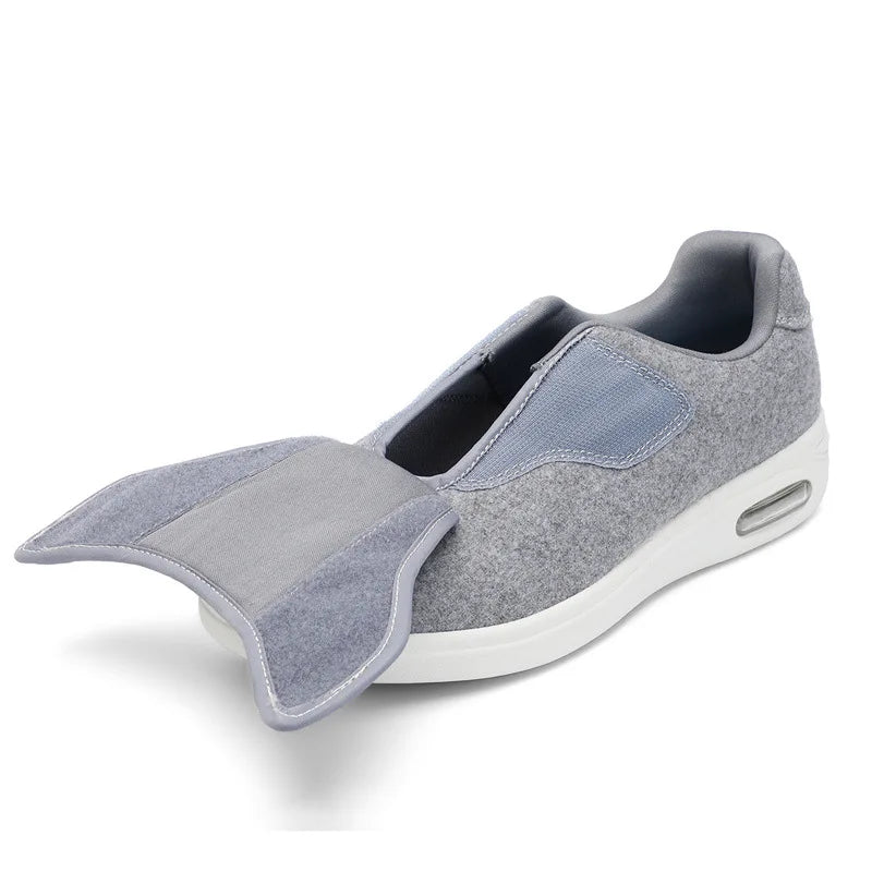 Diabetic Memory Foam Wide-Fit Walking Shoes - Custom Comfort