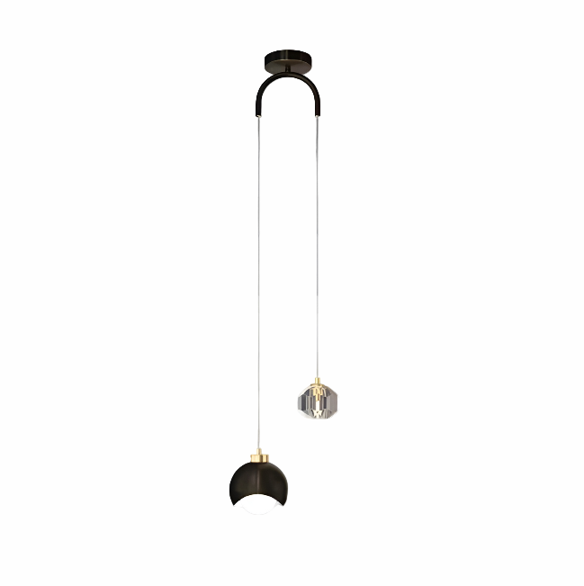 Kristal Hanglamp Scandinavisch Elegant | Stijlvolle Verlichting voor Slaapkamer en Woonkamer