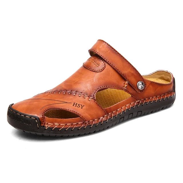 Unisex Orthopedic Leather Sandals - Premium Quality &amp; Arch Support