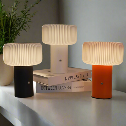 CozyGlow Elegante Paddenstoel LED Tafellamp | Sfeervol Nachtlamp Design