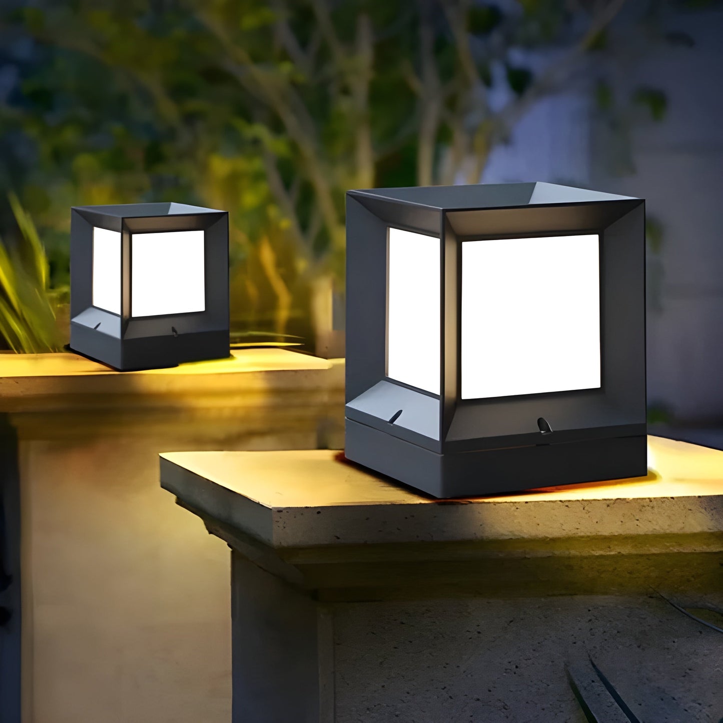 GroveGlow LED Buiten Zuillamp | Sfeervolle Verlichting voor Tuin en Oprit