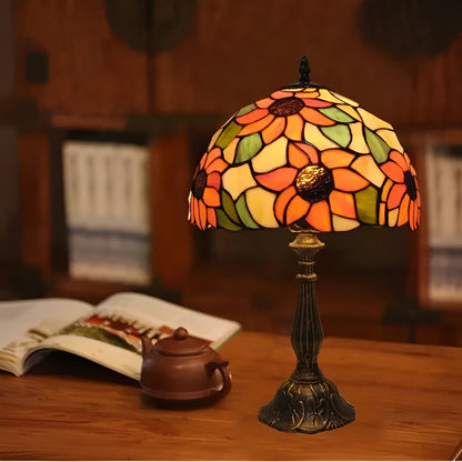 Barok Tafellamp Handgemaakt Glas | Decoratieve Verlichting voor Thuis en Bureau