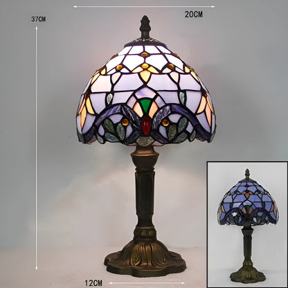 Barok Tafellamp Handgemaakt Glas | Decoratieve Verlichting voor Thuis en Bureau