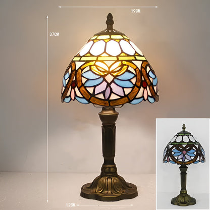 Barok Tafellamp Handgemaakt Glas | Decoratieve Verlichting voor Thuis en Bureau