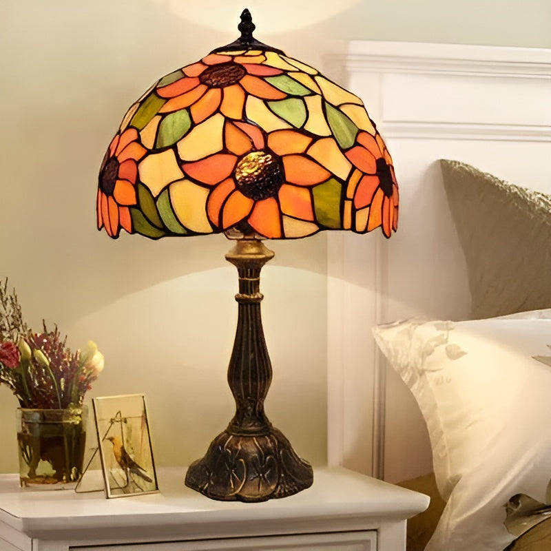 Barok Tafellamp Handgemaakt Glas | Decoratieve Verlichting voor Thuis en Bureau