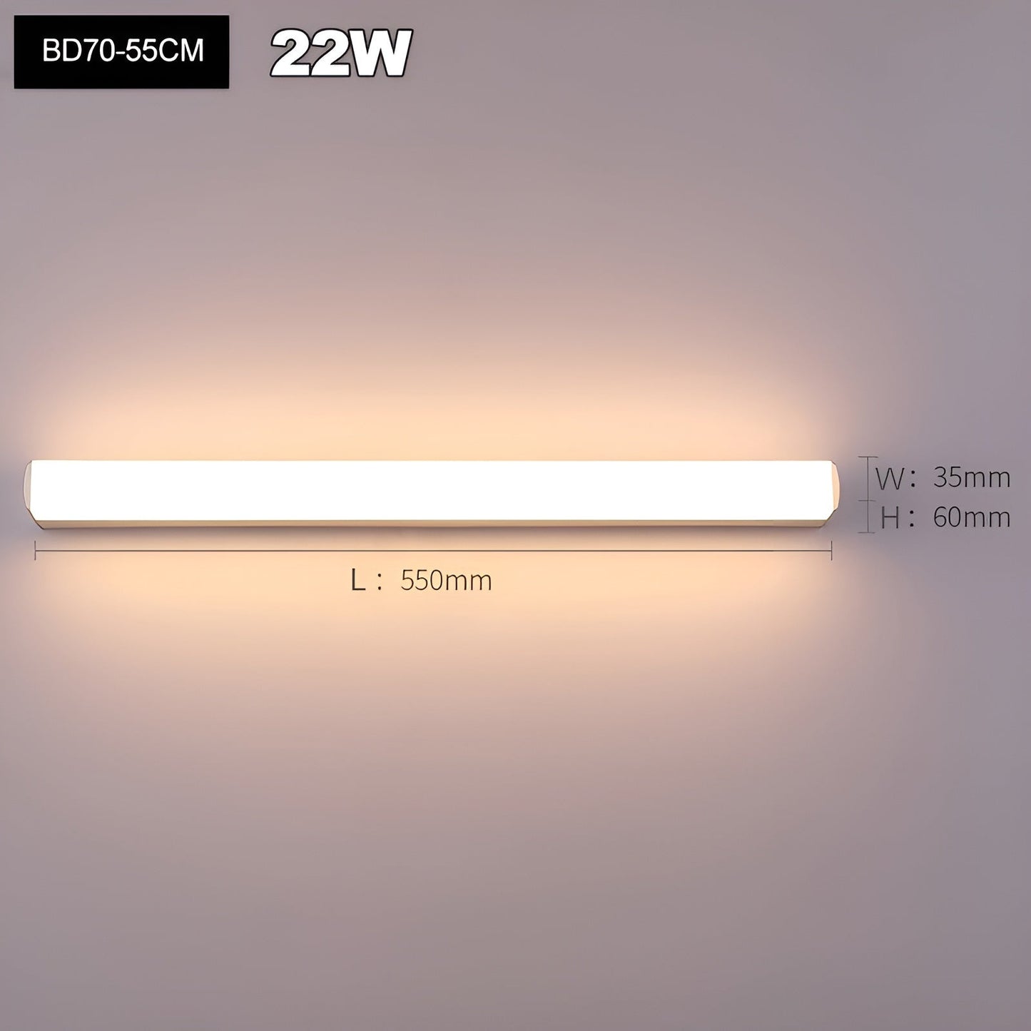 Moderne LED Wandlamp Vochtbestendig | Stijlvol voor Bad en Slaapkamer