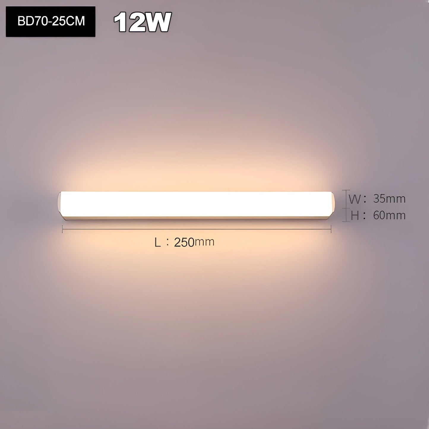 Moderne LED Wandlamp Vochtbestendig | Stijlvol voor Bad en Slaapkamer