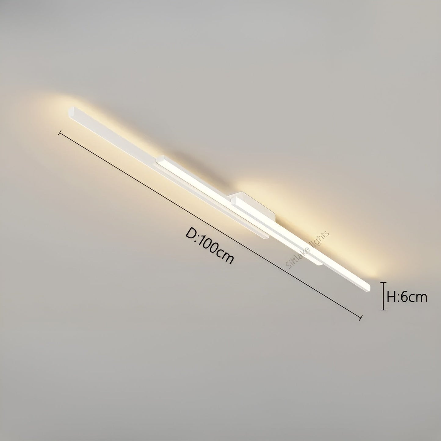 Lange LED Plafondlamp Slank | Stijlvolle Langwerpige Verlichting voor Hal en Trappenhuis