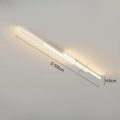 Lange LED Plafondlamp Slank | Stijlvolle Langwerpige Verlichting voor Hal en Trappenhuis
