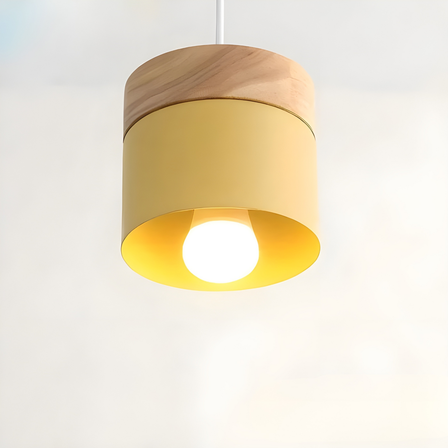 LoftCharm Nordic Houten Hanglamp | Industrieel Hout Design voor Loft en Woonkamer
