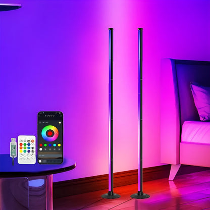 LED Vloerlamp RGB Kleurwisseling | App en Afstandsbediening Sfeerverlichting