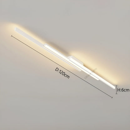 Lange LED Plafondlamp Slank | Stijlvolle Langwerpige Verlichting voor Hal en Trappenhuis