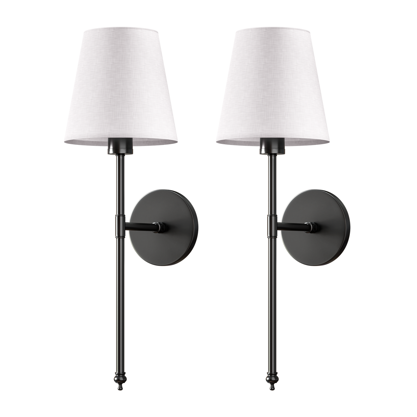 Vavra LED Wandlampen Draadloos Set 2 | Zonder Boren Warm Wit