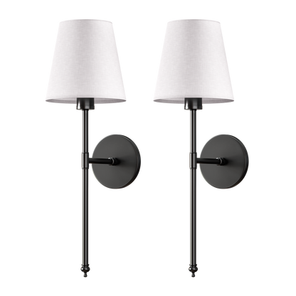 Vavra LED Wandlampen Draadloos Set 2 | Zonder Boren Warm Wit