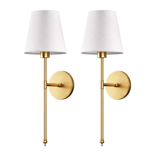 Vavra LED Wandlampen Draadloos Set 2 | Zonder Boren Warm Wit