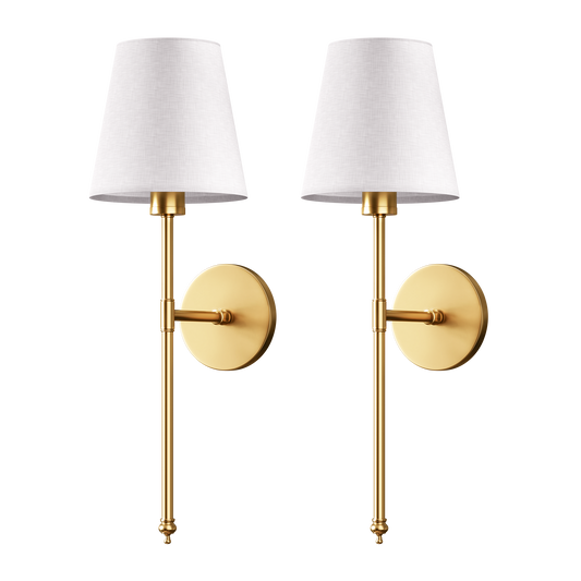Vavra LED Wandlampen Draadloos Set 2 | Zonder Boren Warm Wit