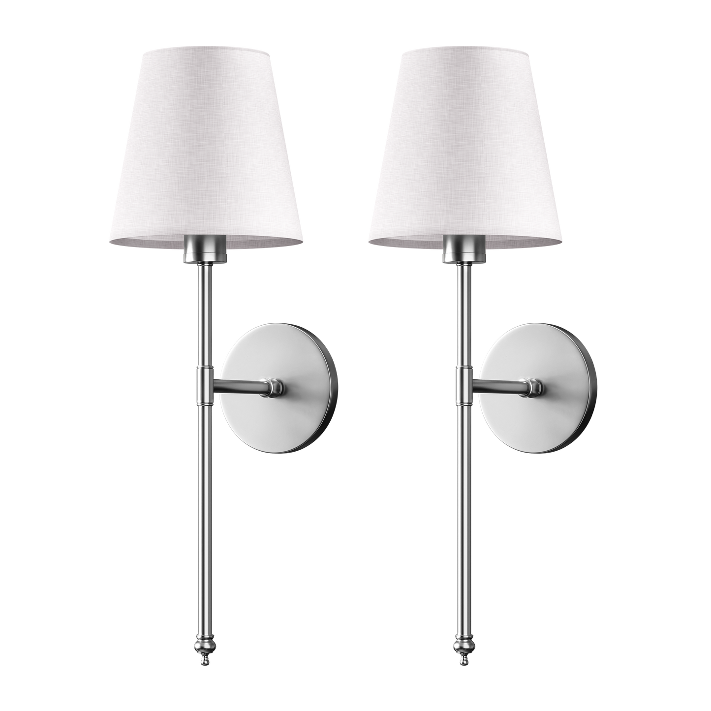 Vavra LED Wandlampen Draadloos Set 2 | Zonder Boren Warm Wit