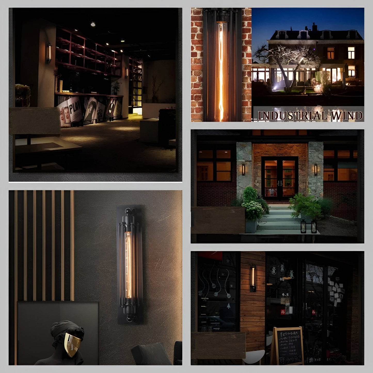 Vintage LED Wandlamp | Stijlvolle Wandverlichting voor Woonkamer en Hal