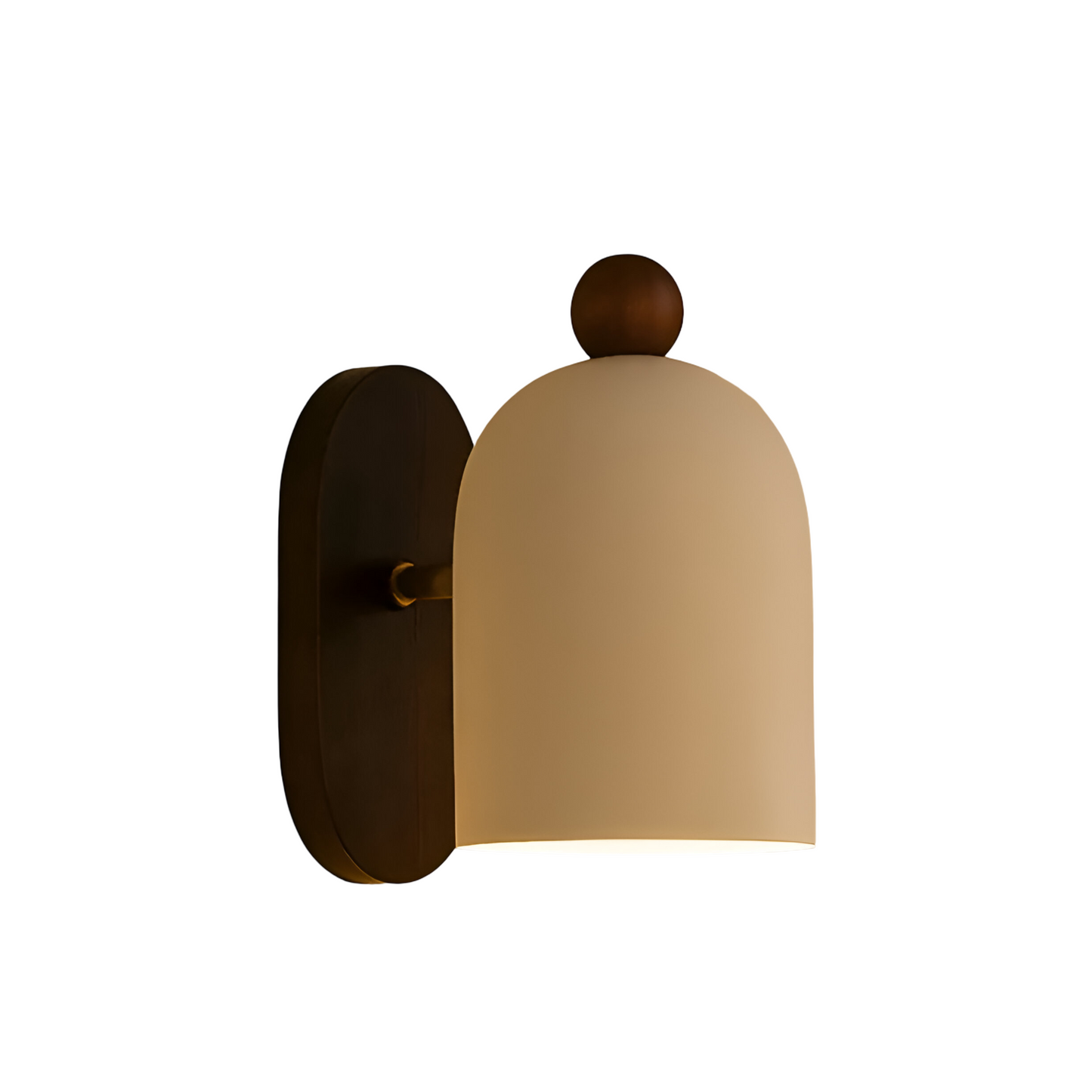 Walnouthout Wandlamp | Warm Natuurlijk Licht voor Woonkamer en Hal
