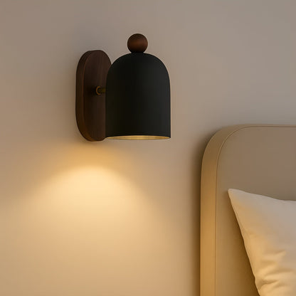 Walnouthout Wandlamp | Warm Natuurlijk Licht voor Woonkamer en Hal