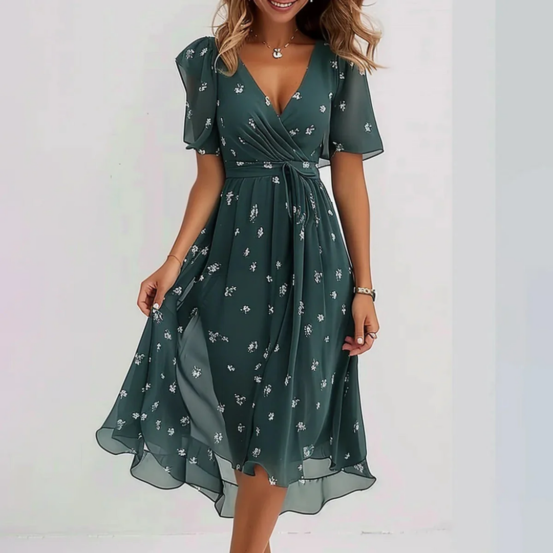 Hazel — Breathable Cotton Summer Dress For Flowing Lightweight Everyday Style