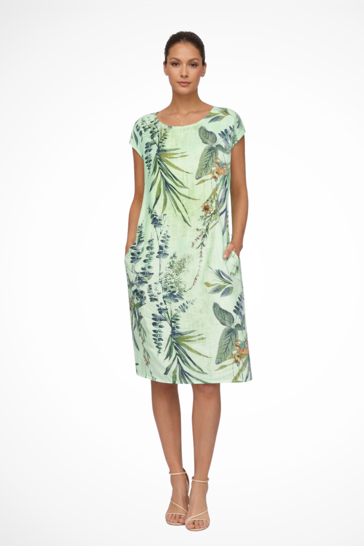 lightweight cotton summer dress New Arrival Retro Printing Cotton Summer Dress Lightweight Soft Cotton Maxi Dress Plus Size Dress Plus Size Clothing Loose Dress Style 187P