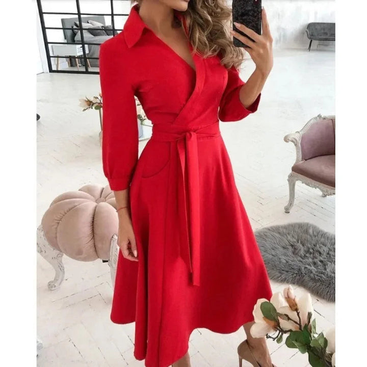 Harriet — Structured Blazer Dress With Elegant Tailored Belted Design
