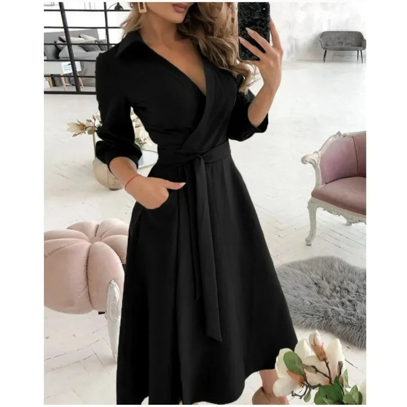 Harriet — Structured Blazer Dress With Elegant Tailored Belted Design