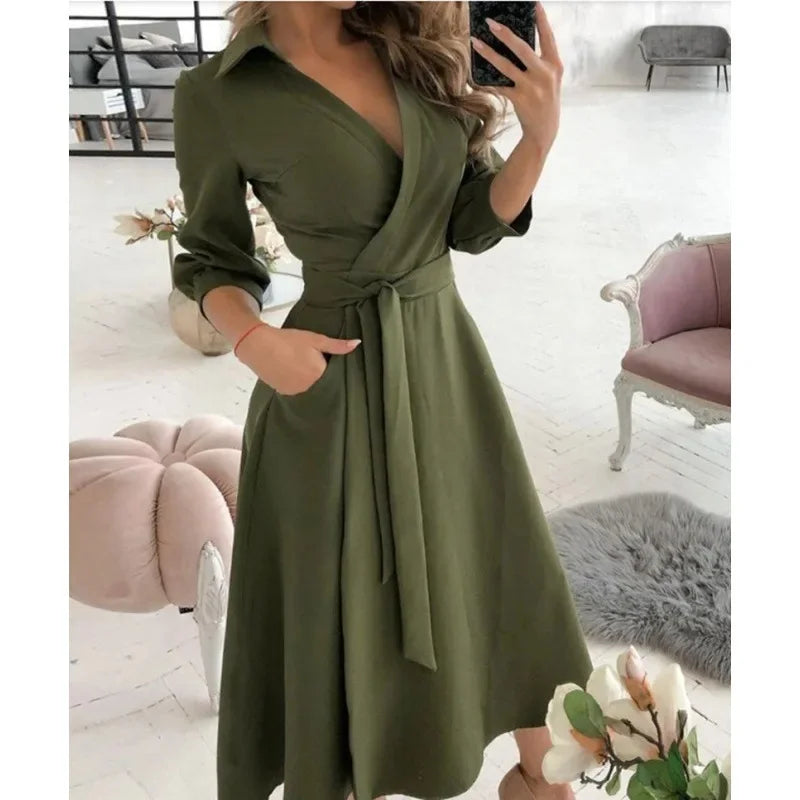 Harriet — Structured Blazer Dress With Elegant Tailored Belted Design