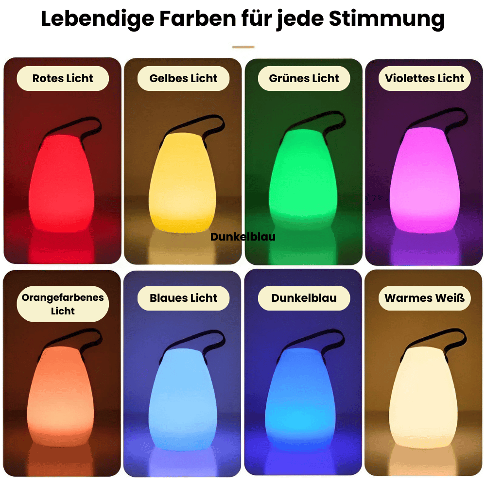 Draadloze LED Tafellamp | Oplaadbaar & Waterdicht voor Tuin, Balkon en Woonkamer