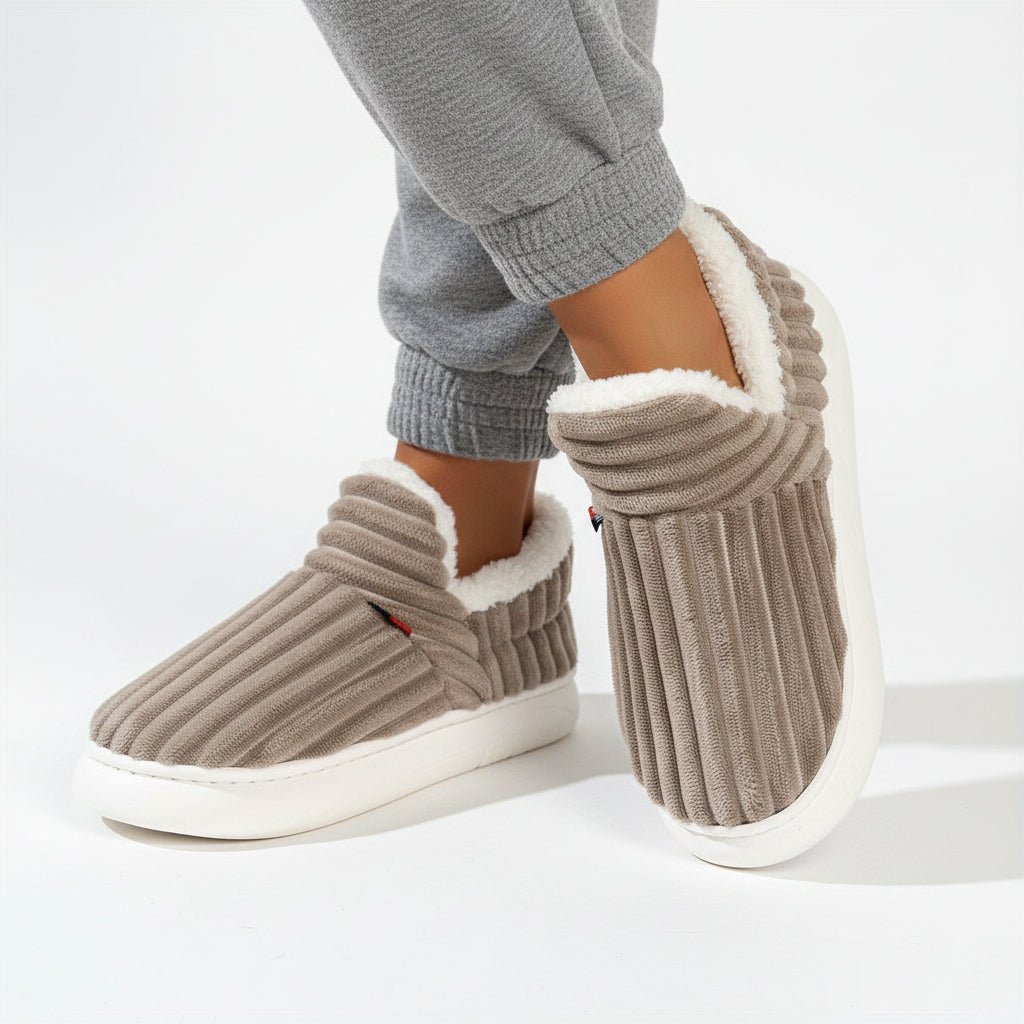 Orthopaedic Winter Plush Slippers for Women - Luxurious Warmth &amp; Support