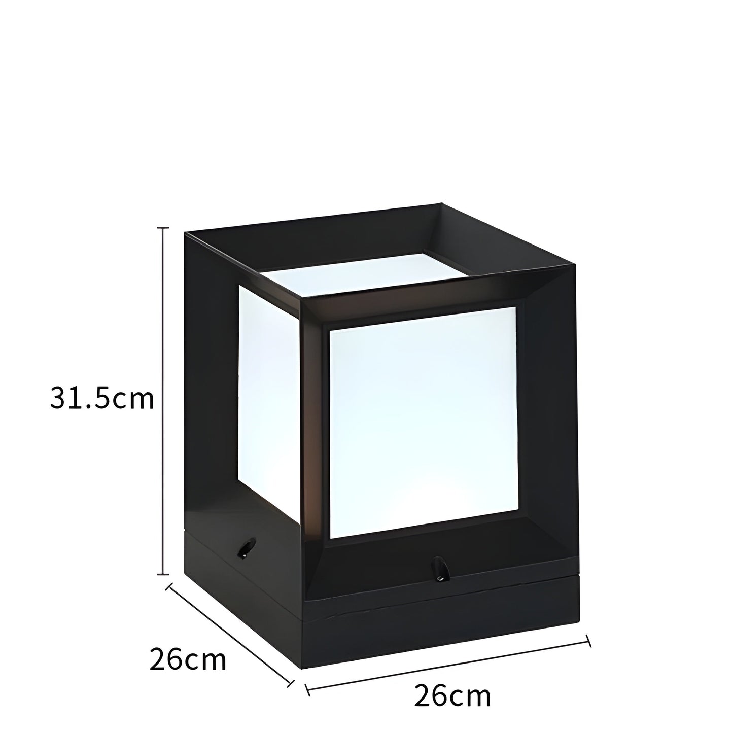 GroveGlow LED Buiten Zuillamp | Sfeervolle Verlichting voor Tuin en Oprit