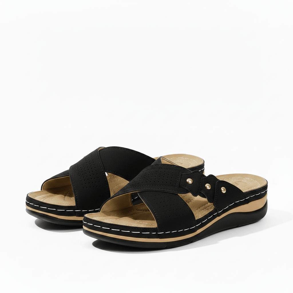 Orthopedic Wedge Sandals for Women - Stylish Arch Support &amp; Comfort