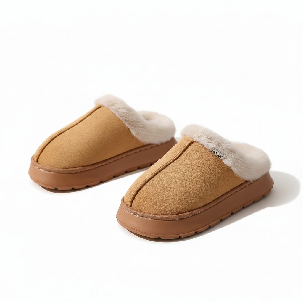 Orthopaedic Warm Plush Slippers for Women - Cosy Winter Warmth &amp; Support