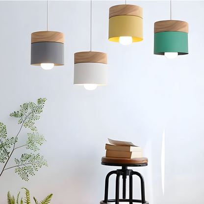 LoftCharm Nordic Houten Hanglamp | Industrieel Hout Design voor Loft en Woonkamer
