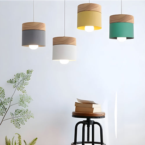 LoftCharm Nordic Houten Hanglamp | Industrieel Hout Design voor Loft en Woonkamer