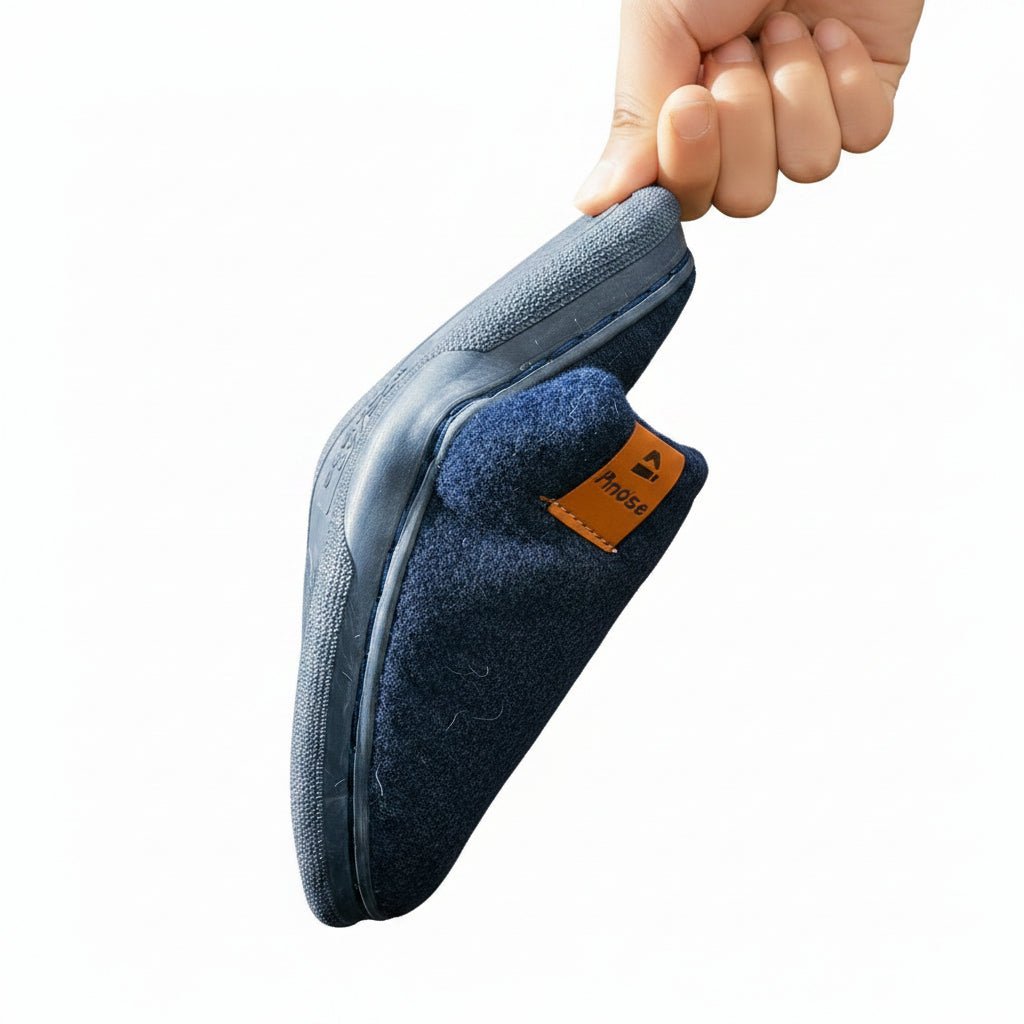 Orthopaedic Winter Unisex Slippers - Memory Foam Custom Comfort &amp; Support