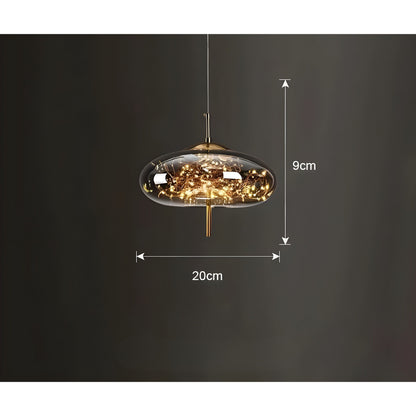 CrystalBeam Ster Effect LED Hanglamp | Modern Fonkelend Plafondlicht