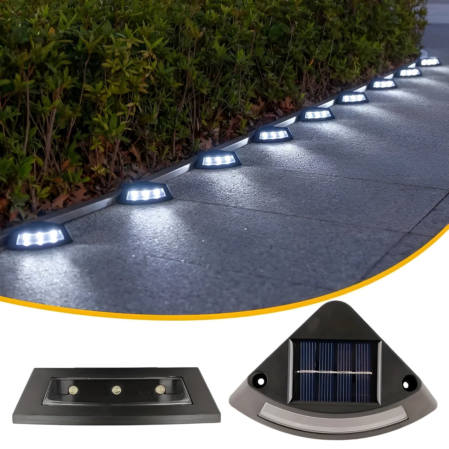 Solar Trapverlichting Set 4 Stuks | Weersbestendig voor Tuin, Paden en Buiten