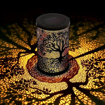 SolarArt Luxe Metaal Solar Buitenlantaarn | Kunst Decoratie voor Tuin en Terras