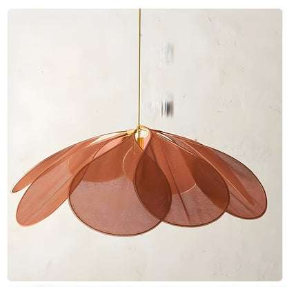 Hanglamp met Stof Bloemen | Moderne Decoratieve Verlichting voor Woonkamers