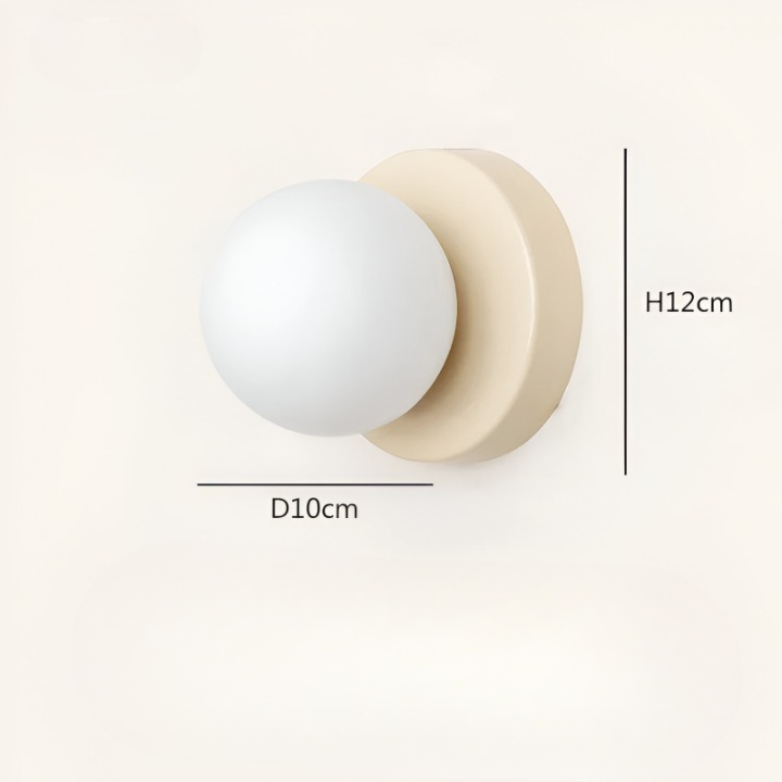 Lyyx Ronde Glas Wandlamp LED Modern | Binnenwandverlichting