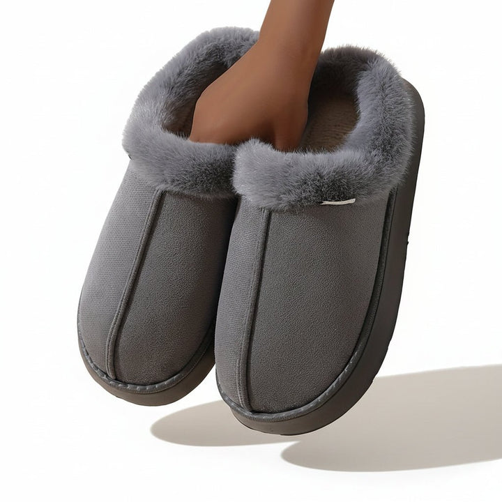 Orthopaedic Warm Plush Slippers for Women - Cosy Winter Warmth &amp; Support