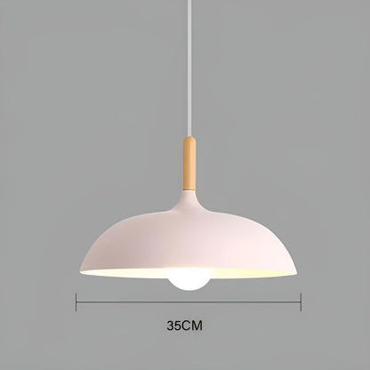 Eikenhout Hanglamp Scandinavisch | Minimalistische Plafondverlichting in Nordic Stijl
