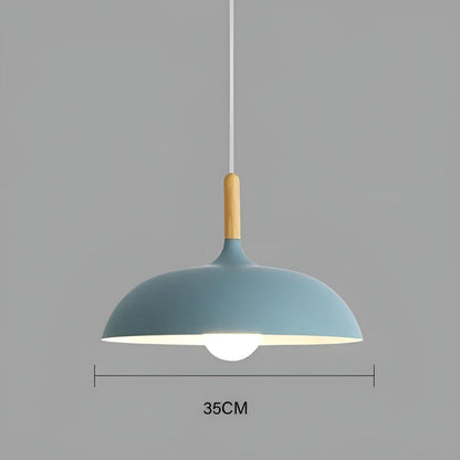 Eikenhout Hanglamp Scandinavisch | Minimalistische Plafondverlichting in Nordic Stijl