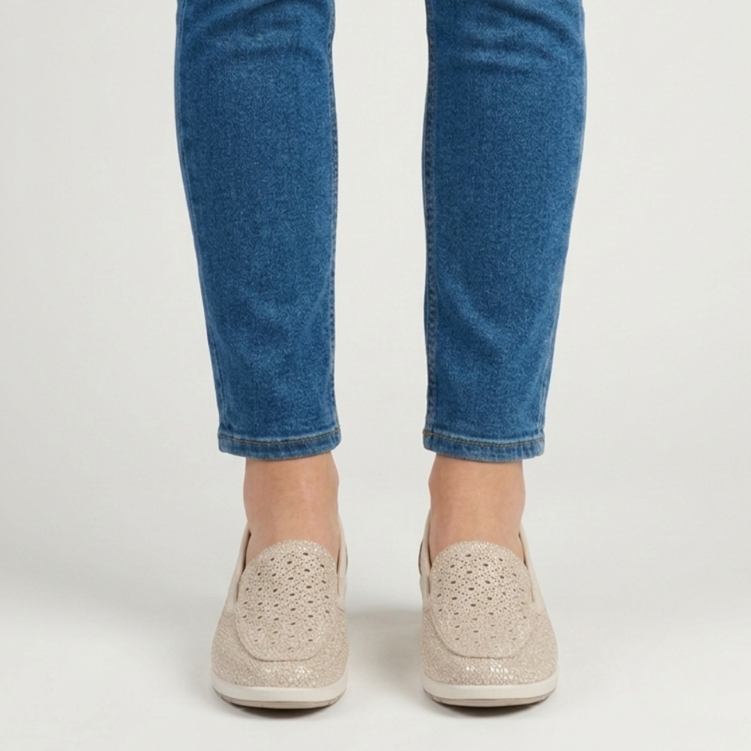 Ermione | Orthopedic Leather Loafers Comfortable Supportive Everyday Women